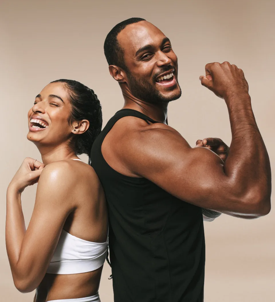 Modern medical wellness clinic interior with three treatment zones in warm Gulf Coast sunlight